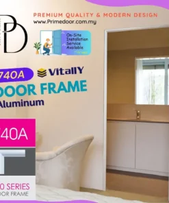 Aluminum door frame