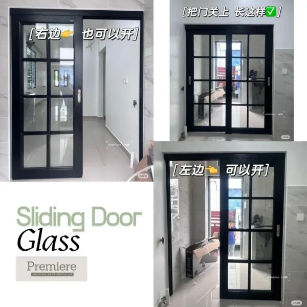 lockable sliding door