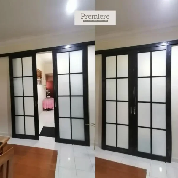 Glass sliding door