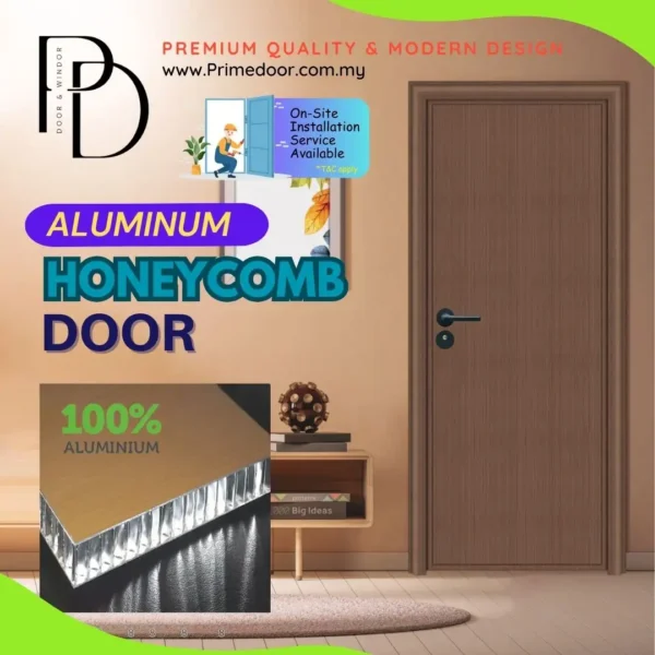 Full Aluminium Honeycomb Door