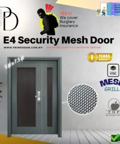 E4-series Mesh Security Door - 5 x 7.5 ft