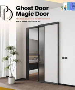 Ghost Door Sliding Door (Soft Close) Float Door Magic Door 幽灵门 Pintu hantu Invisible Track Door