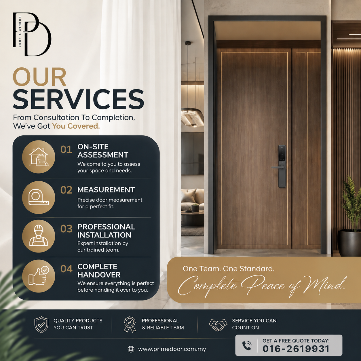 install door KL