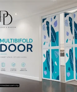 Multifolding bifold door
